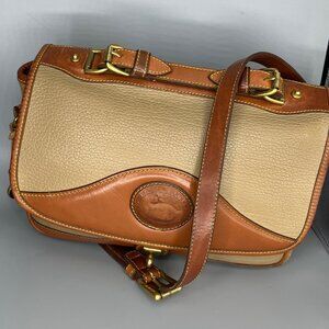 DOONEY BURKE ALL-WEATHER LEATHER  2WAY TURNLOCK SHOULDER BAG C1027401-COSTA RICA